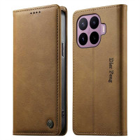 Калъф тип портмоне марка DIERFENG за Xiaomi 17T - кафяв