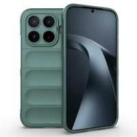 Подсилен силиконов гръб на ленти за Xiaomi 17T - зелен