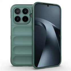 Подсилен силиконов гръб на ленти за Xiaomi 17T - зелен