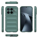 Подсилен силиконов гръб на ленти за Xiaomi 17T - зелен - 1