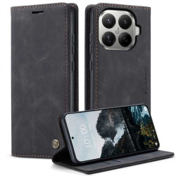 Калъф страничен flip марка CASEME за Xiaomi 17T Pro – черен
