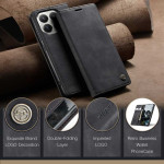 Калъф страничен flip марка CASEME за Xiaomi 17T Pro – черен - 2 Калъф страничен flip марка CASEME за Xiaomi 17T Pro – черен - 2