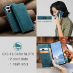 Калъф страничен flip марка CASEME за Xiaomi 17T Pro – тюркоазен - 0 Калъф страничен flip марка CASEME за Xiaomi 17T Pro – тюркоазен - 0
