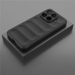 Подсилен силиконов гръб на ленти за Xiaomi 17T Pro - черен - 3