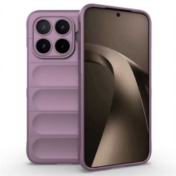 Подсилен силиконов гръб на ленти за Xiaomi 17T Pro - лилав