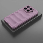 Подсилен силиконов гръб на ленти за Xiaomi 17T Pro - лилав - 1