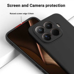 Силиконов гръб с верижка за Xiaomi 17T Pro - черен - 0