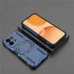 Хибриден гръб с магнит MAGSAFE за Xiaomi Redmi 17 4G/5G - тъмно син - 0