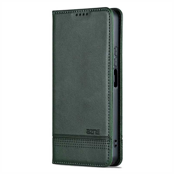 Кожен калъф страничен flip марка AZNS за Xiaomi Redmi 17 4G/5G – тъмно зелен Кожен калъф страничен flip марка AZNS за Xiaomi Redmi 17 4G/5G – тъмно зелен
