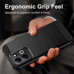 Силиконов гръб Rugged Armor за Xiaomi Redmi 17 4G/5G - черен - 1