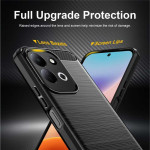 Силиконов гръб Rugged Armor за Xiaomi Redmi 17 4G/5G - черен - 0