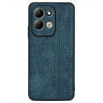 Силиконов гръб с покритие от кожа марка AZNS за Xiaomi Redmi 17 4G/5G - зелен - 1