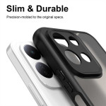 Силиконов гръб Rugged Armor за Xiaomi Redmi 17 4G/5G - черна рамка - 2