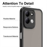 Силиконов гръб Rugged Armor за Xiaomi Redmi 17 4G/5G - черна рамка - 0