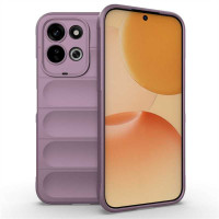 Подсилен силиконов гръб на ленти за Xiaomi Redmi 17 4G/5G - лилав