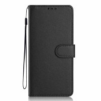 Кожен калъф тип портмоне за Xiaomi Redmi Note 17 4G/5G - черен