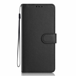 Кожен калъф тип портмоне за Xiaomi Redmi Note 17 4G/5G - черен