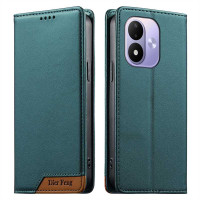 Калъф тип портмоне марка DIERFENG за Xiaomi Redmi Note 17 4G/5G - зелен