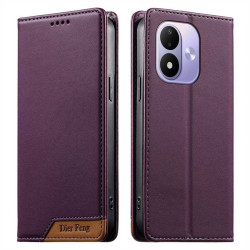Калъф тип портмоне марка DIERFENG за Xiaomi Redmi Note 17 4G/5G - лилав