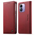 Калъф тип портмоне марка DIERFENG за Xiaomi Redmi Note 17 4G/5G - червен