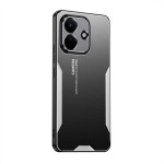 Алуминиев гръб за Xiaomi Redmi Note 17 4G/5G - черен със сребрист ръб