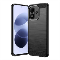 Силиконов гръб Rugged Armor за Xiaomi Redmi Note 17 4G/5G - черен