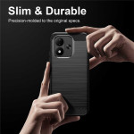 Силиконов гръб Rugged Armor за Xiaomi Redmi Note 17 4G/5G - черен - 1