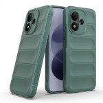 Подсилен силиконов гръб на ленти за Xiaomi Redmi Note 17 4G/5G - зелен - 2