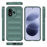 Подсилен силиконов гръб на ленти за Xiaomi Redmi Note 17 4G/5G - зелен - 1