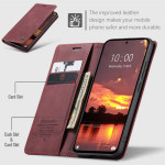 Калъф страничен flip марка CASEME за Xiaomi Redmi Note 17 Pro 5G – винено червен - 1 Калъф страничен flip марка CASEME за Xiaomi Redmi Note 17 Pro 5G – винено червен - 1