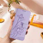 Кожен калъф тип портмоне с цветя за Xiaomi Redmi Note 17 Pro Max 5G - лилав - 1 Кожен калъф тип портмоне с цветя за Xiaomi Redmi Note 17 Pro Max 5G - лилав - 1