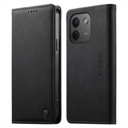 Калъф тип портмоне марка DIERFENG за Xiaomi Redmi Note 17 Pro Max 5G - черен