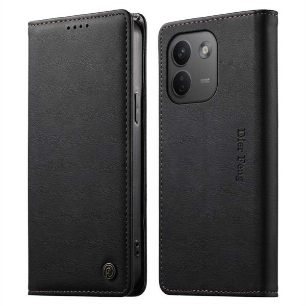 Калъф тип портмоне марка DIERFENG за Xiaomi Redmi Note 17 Pro Max 5G - черен Калъф тип портмоне марка DIERFENG за Xiaomi Redmi Note 17 Pro Max 5G - черен