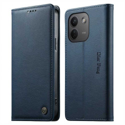 Калъф тип портмоне марка DIERFENG за Xiaomi Redmi Note 17 Pro Max 5G - тъмно син