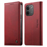 Калъф тип портмоне марка DIERFENG за Xiaomi Redmi Note 17 Pro Max 5G - червен Калъф тип портмоне марка DIERFENG за Xiaomi Redmi Note 17 Pro Max 5G - червен