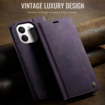 Кожен калъф страничен flip марка CASEME за Xiaomi Redmi Note 17 Pro Max 5G – лилав - 1 Кожен калъф страничен flip марка CASEME за Xiaomi Redmi Note 17 Pro Max 5G – лилав - 1
