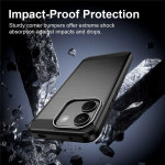 Силиконов гръб Rugged Armor за Xiaomi Redmi Note 17 Pro Max 5G - черен - 0