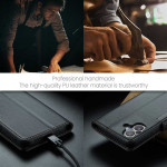 Калъф страничен flip марка CASEME за iPhone 17 – черен - 3