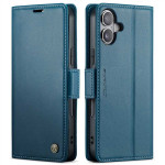 Калъф страничен flip марка CASEME за iPhone 17 – тюркоазен