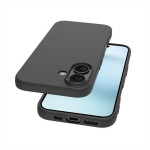 Силиконов гръб за iPhone 17 - черен - 2