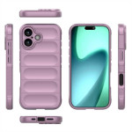 Подсилен силиконов гръб на ленти за iPhone 17 - лилав - 1