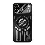 Хибриден гръб марка ABEEL за iPhone 17 Pro - черен - 2 Хибриден гръб марка ABEEL за iPhone 17 Pro - черен - 2