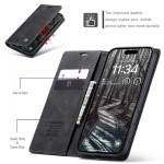 Калъф страничен flip марка CASEME за iPhone 17 Pro – черен - 1 Калъф страничен flip марка CASEME за iPhone 17 Pro – черен - 1
