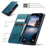 Калъф страничен flip марка CASEME за iPhone 17 Pro – тюркоазен - 2 Калъф страничен flip марка CASEME за iPhone 17 Pro – тюркоазен - 2
