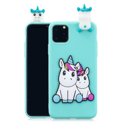 Силиконов гръб за iPhone 11 - еднорози