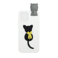 Силиконов гръб за iPhone 12 mini - котка