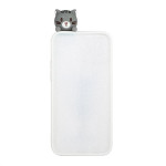 Силиконов гръб за iPhone 12 mini - котка - 0
