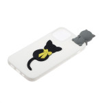 Силиконов гръб за iPhone 12 mini - котка - 1