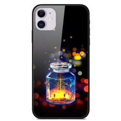 Силиконов кейс със стъклен гръб за iPhone 12 и iPhone 12 Pro - с бурканче