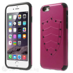Двупластов калъф Shield марка Super Cool за iPhone 6 - ярко розов